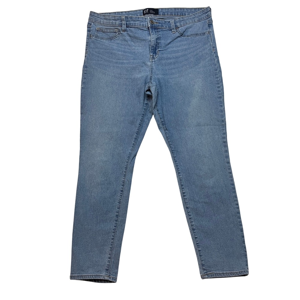 Gap Favorite Jegging Womens 14/32 Light Indigo Blue Denim Skinny Stretch Jeans